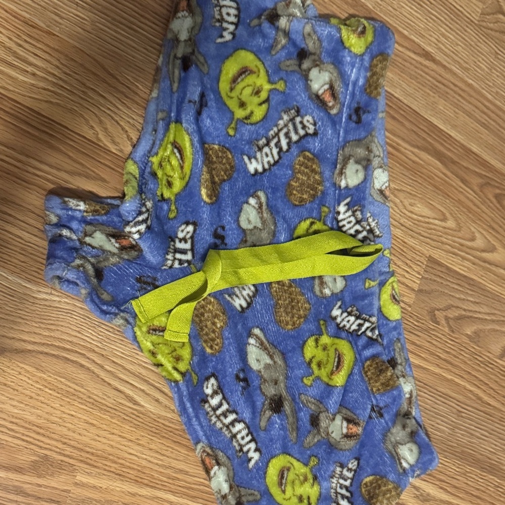 Blue Shrek and Donkey Pajama Pants